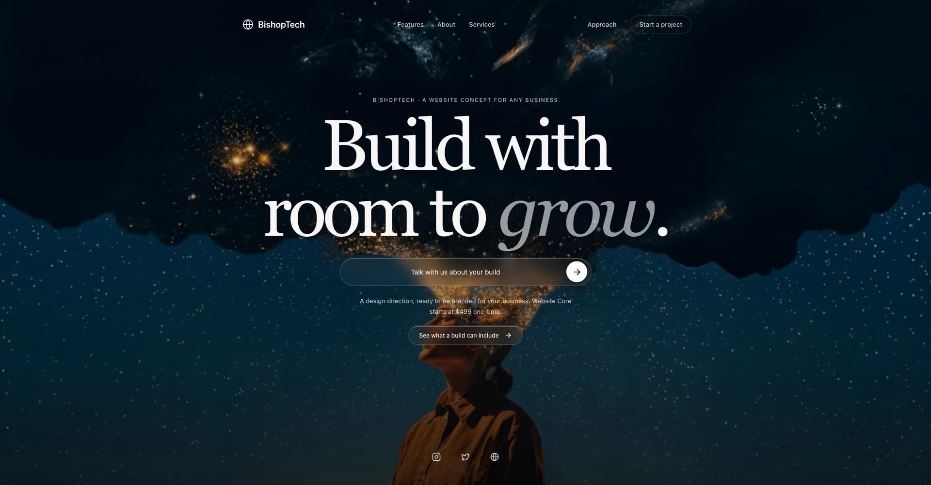 Asme Studio landing page preview