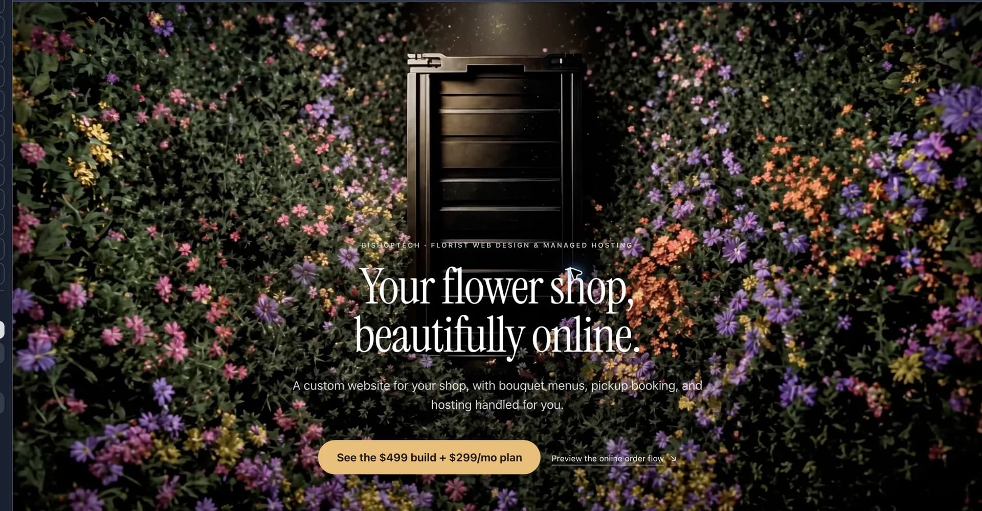 Florist Website landing page preview