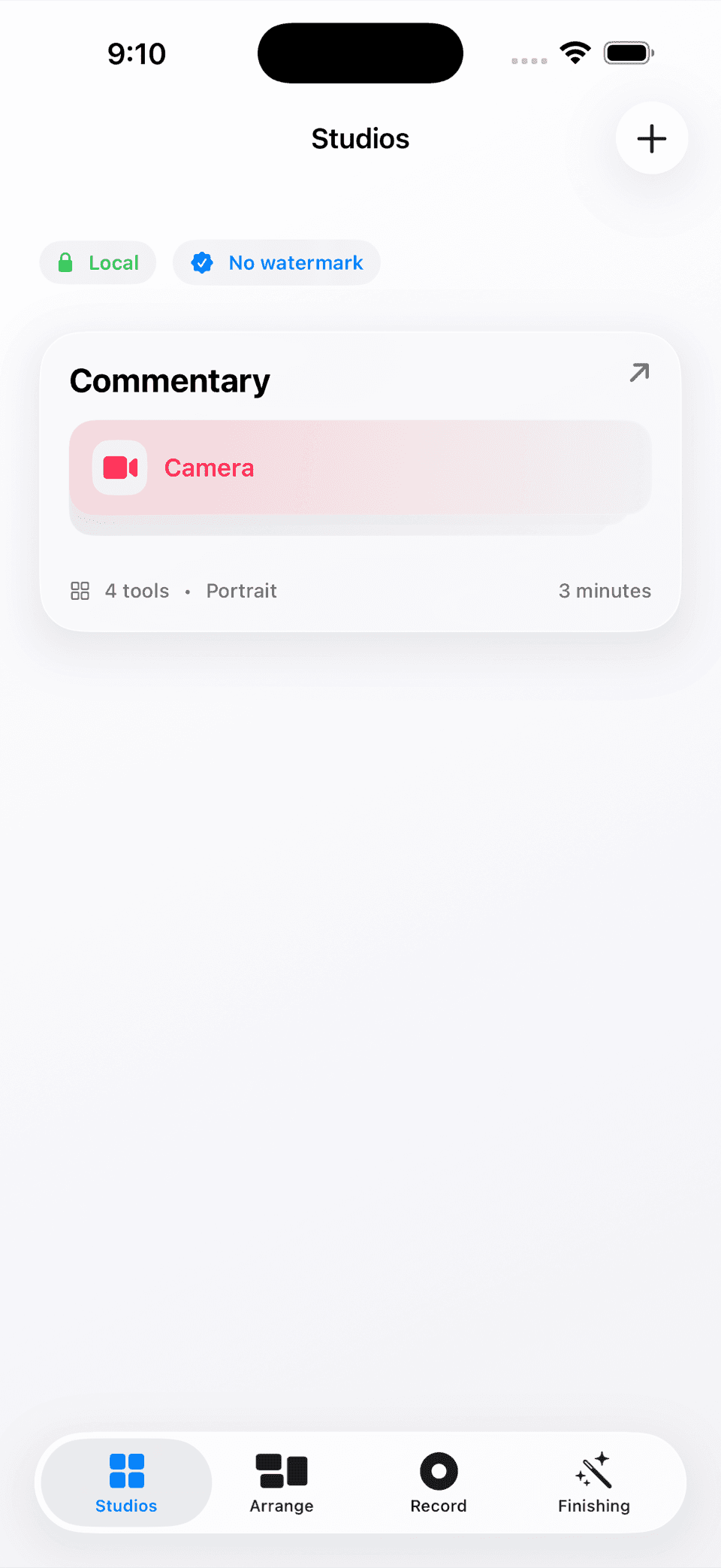 Yap landing page preview